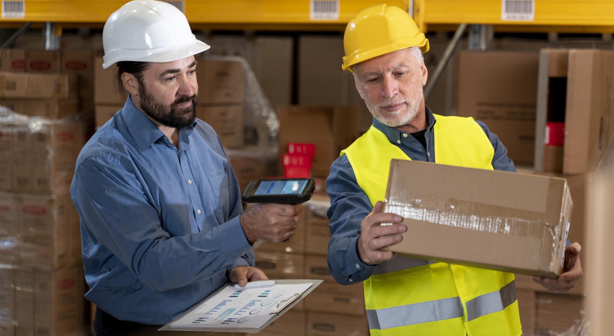 "Warehouse Employees Managing Inventory – Wholesale & Logistics"