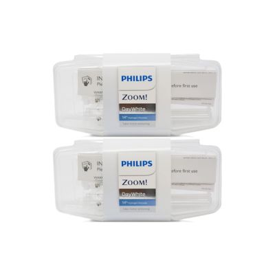 Day White ACP 14% Hydrogen Peroxide (Replaces 38% Carbamide Peroxide) 6-Pack Professional Tooth Whitening Gel + 1 Pack Sensitivity Relief Gel - DayWhite