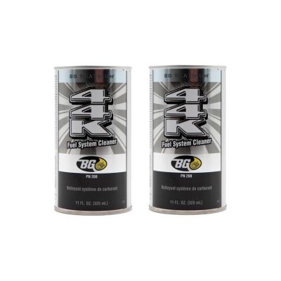 2 Pack Bg 44k Fuel System Cleaner Power Enhancer 11 Oz Cans