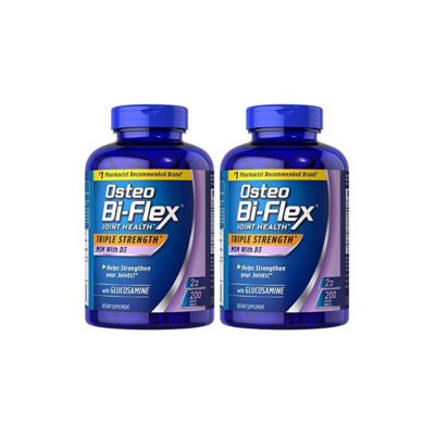Osteo Biflex Triple Stregnth MSM Vitamin D3 200 tabs (2 Pack)