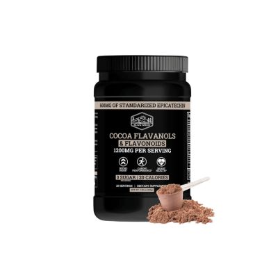 Black Forest High Flavanol Cocoa Powder (1200mg Flavanols & Flavonoids Supplements) 10X More Flavanols (Epicatechin) Than Cocoa & 600mg of Epicatechin Supplement for Heart Health, Nitric Oxide & Energy