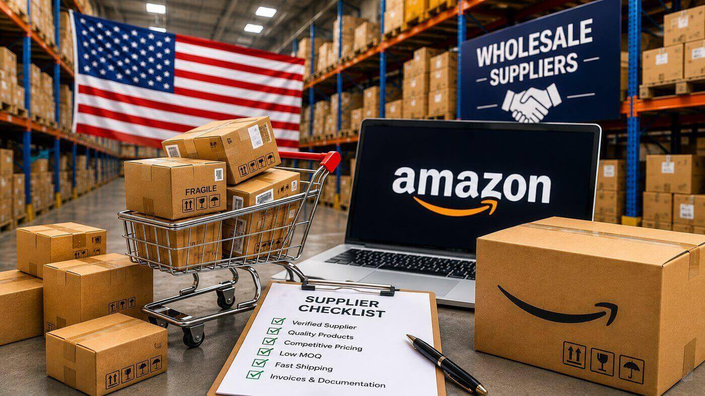 USA wholesale suppliers for Amazon sellers with supplier checklist and bulk inventory